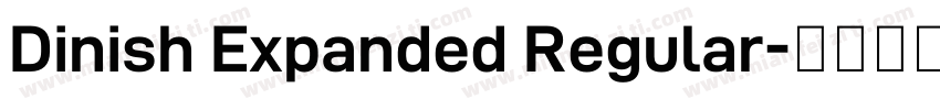 Dinish Expanded Regular字体转换